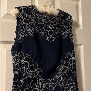 Tadashi Shoji whiteLace Gown, Black,